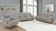 Greer - Upholstered Reclining Sofa Set - JaxCo Furniture