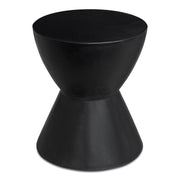 Hourglass - Outdoor Stool - Black - JaxCo Furniture