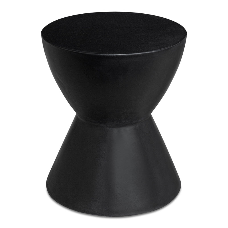 Hourglass - Outdoor Stool - Black - JaxCo Furniture