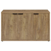 Pepita - 3 Door Engineered Wood Accent Cabinet - Mango Brown - JaxCo Furniture