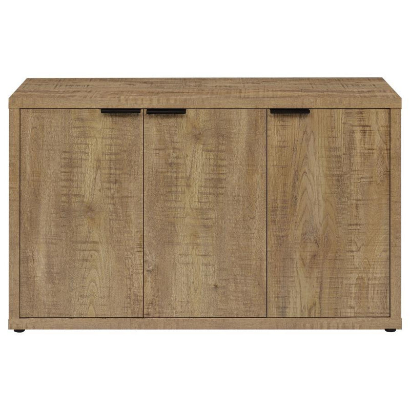 Pepita - 3 Door Engineered Wood Accent Cabinet - Mango Brown - JaxCo Furniture