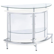 Amarillo - Freestanding Glass Top Home Bar Wine Cabinet - JaxCo Furniture