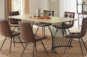 Altus - Composite Wood Dining Table - Natural Oak - JaxCo Furniture