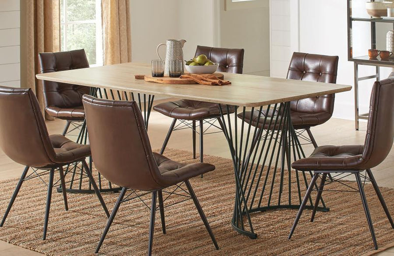 Altus - Composite Wood Dining Table - Natural Oak - JaxCo Furniture