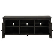 Concord - 2-Door TV Stand Console - Distressed Java - JaxCo Furniture