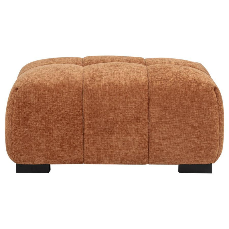 Octavia - Fabric Rectangular Upholstered Ottoman - JaxCo Furniture