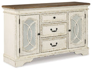 Realyn - Chipped White - Dining Room Server - JaxCo Furniture