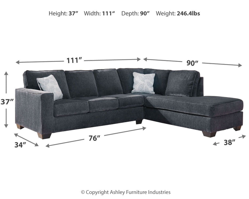 Altari - Sleeper Sectional - JaxCo Furniture