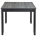 Barlow - 6 Piece Rectangular Dining Table Set - Gray And Black - JaxCo Furniture