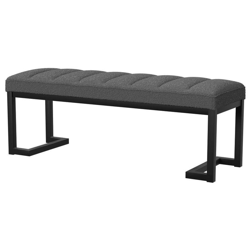 Mesa - Boucle Upholstered Tufted Accent Bench - JaxCo Furniture