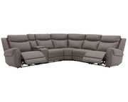 Momentum - Modular Power Reclining Sectional With Power Adjustable Headrests - JaxCo Furniture