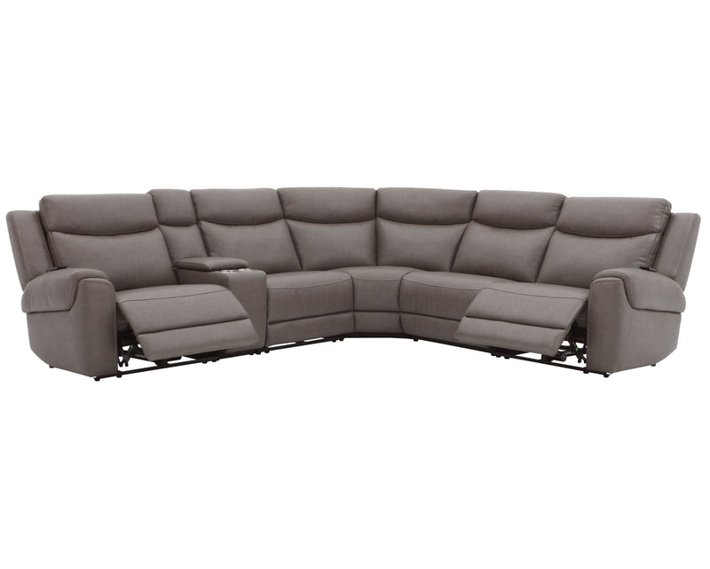 Momentum - Modular Power Reclining Sectional With Power Adjustable Headrests - JaxCo Furniture
