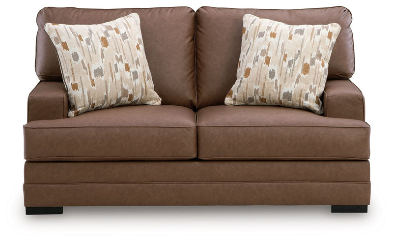 VillaCourt - Caramel - Loveseat - JaxCo Furniture