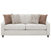 Christine - Upholstered Sloped Arm Sofa - Beige - JaxCo Furniture