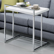 Dani - Rectangular C-Shaped Sofa Side Table - JaxCo Furniture