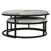 Hayword - Hide Nesting Coffee Tables (Set of 2) - JaxCo Furniture