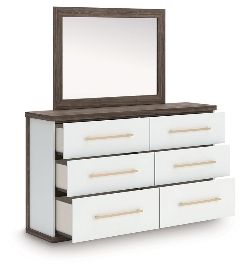 Kendanport - Six Drawer Dresser - JaxCo Furniture