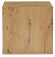 Bracken - Light Brown - Square End Table - JaxCo Furniture