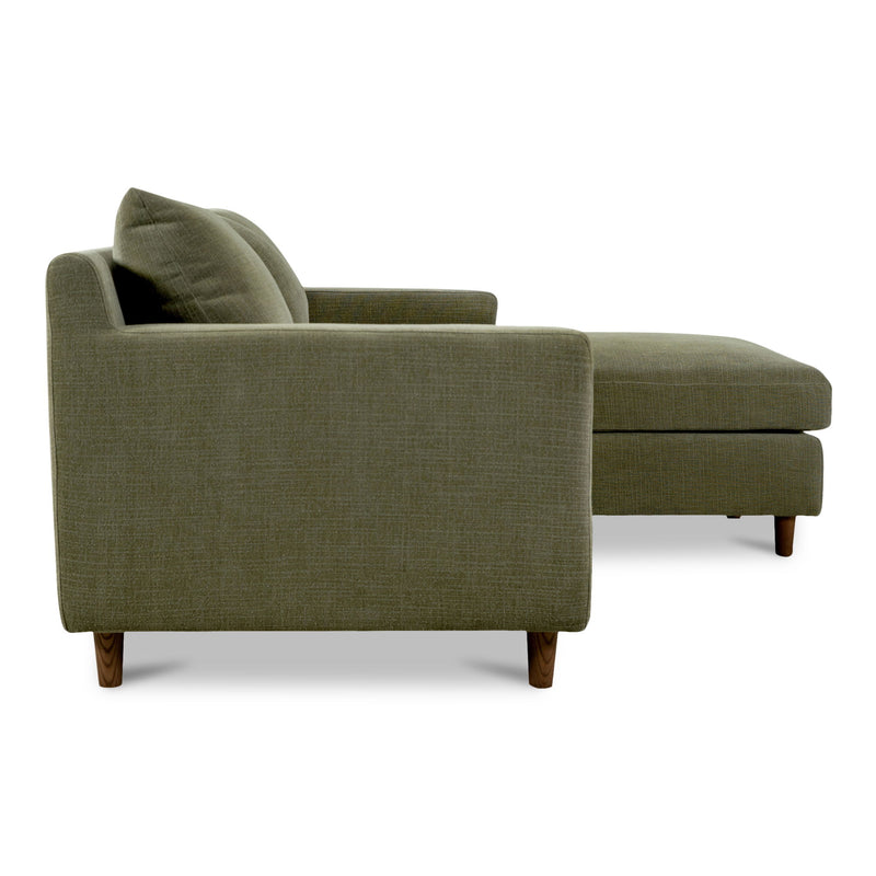 Hutton - Right Sectional - Olive - JaxCo Furniture