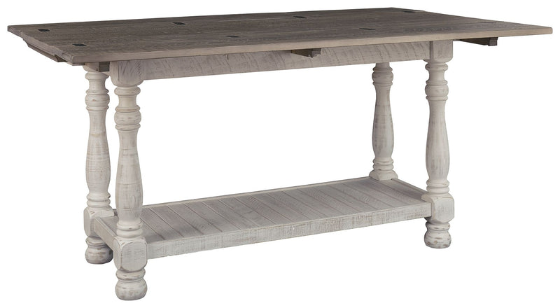 Havalance - Gray / White - Flip Top Sofa Table - JaxCo Furniture