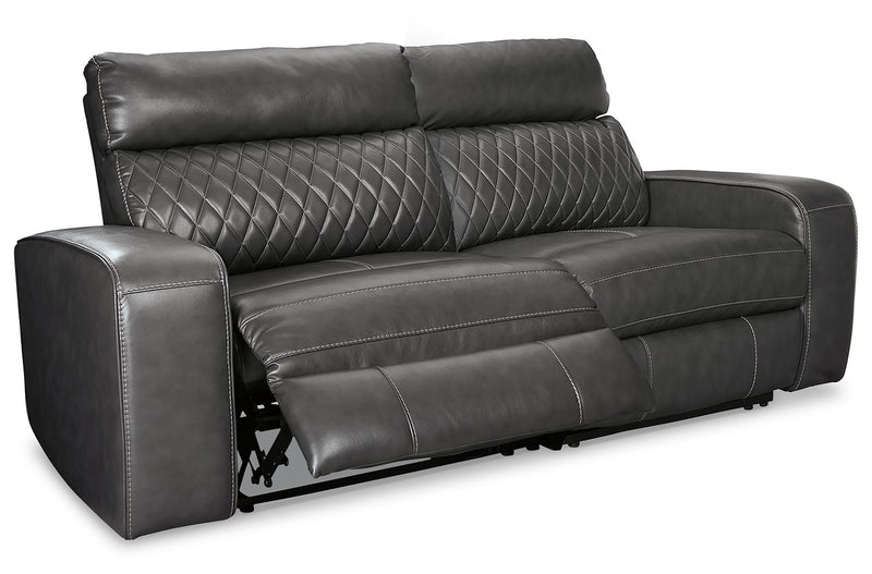Samperstone - Power Reclining Sectional - JaxCo Furniture