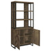 Millbrook - 2 Door Storage Bookshelf - Rustic Oak - JaxCo Furniture