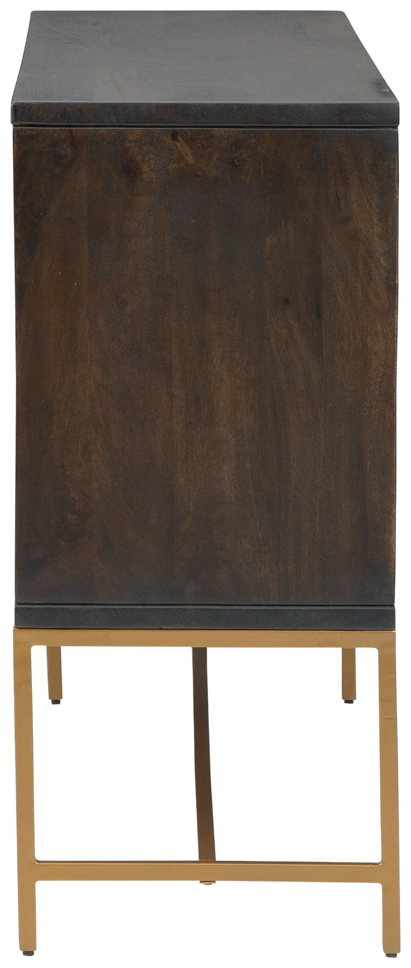 Elinmore - Brown / Gold Finish - Accent Cabinet - JaxCo Furniture