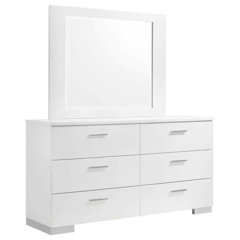 Felicity - 6-Drawer Dresser - JaxCo Furniture