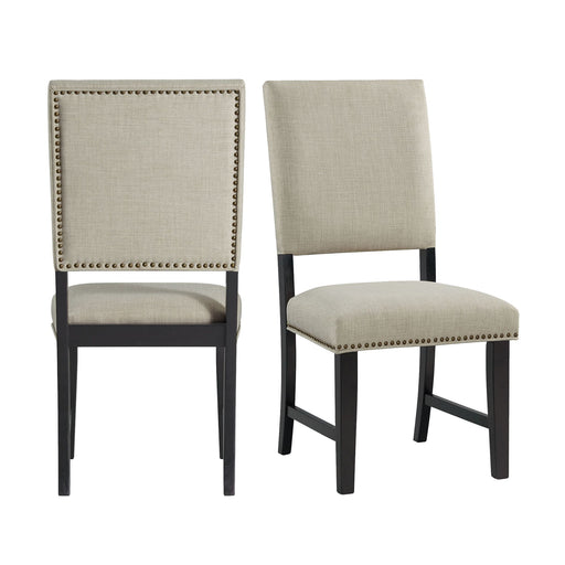 Maddox - Upholstered Side Chair (Set of 2) - Beige - JaxCo Furniture