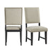 Maddox - Upholstered Side Chair (Set of 2) - Beige - JaxCo Furniture