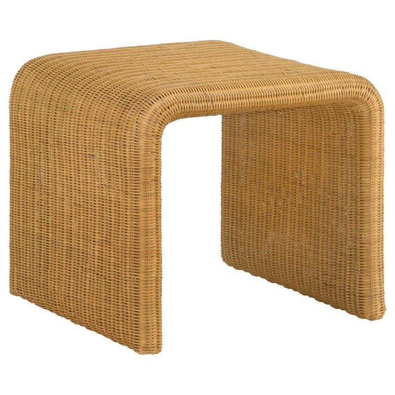 Cahya - Woven Rattan Table - JaxCo Furniture
