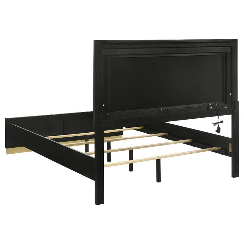 Caraway - Wood LED Panel Bed - JaxCo Furniture