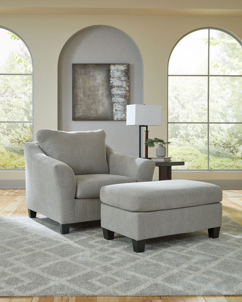 Willarae - Taupe - 2 Pc. - Chair And A Half, Ottoman - JaxCo Furniture