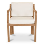 Nellie - Outdoor Dining Chair - White - JaxCo Furniture