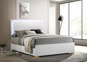 Marceline - Wood LED Panel Bed - JaxCo Furniture