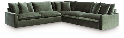 Carriage View - Jade - 3-Piece Sectional - JaxCo Furniture