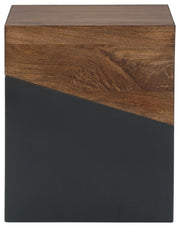 Trailbend - Brown / Gunmetal - Accent Table - JaxCo Furniture