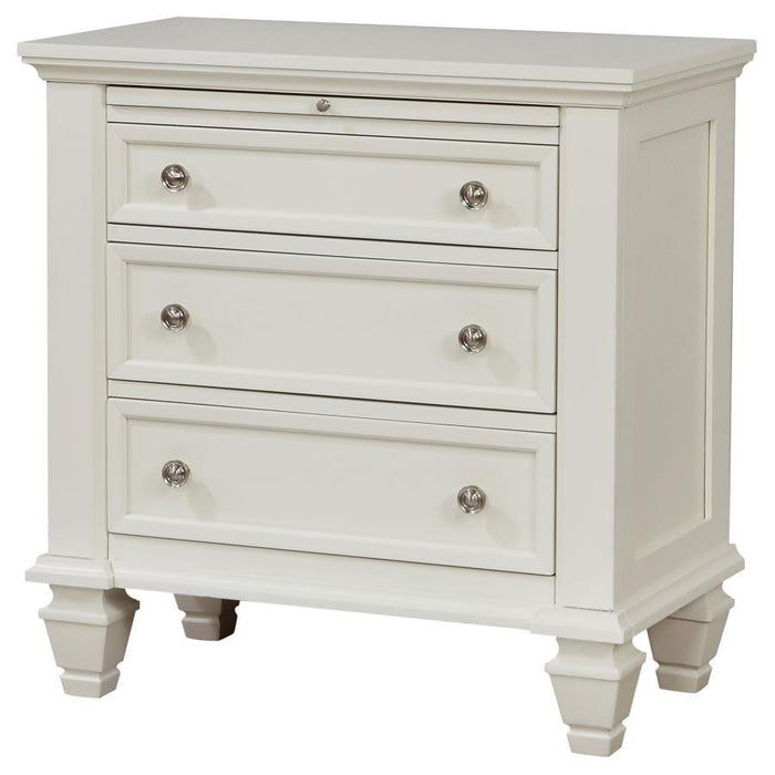 Sandy Beach - 3-drawer Nightstand - JaxCo Furniture