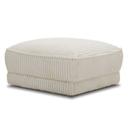 Utopia - Ottoman With Casters - Mega Ivory - JaxCo Furniture