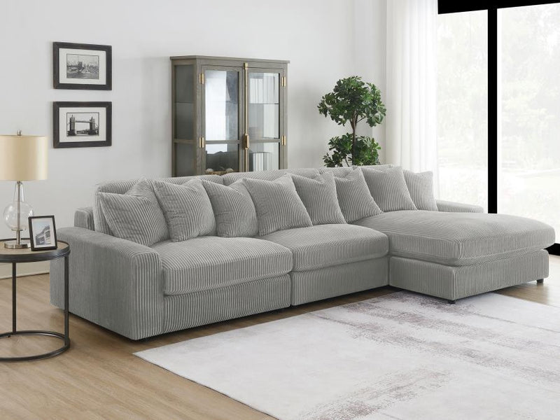 Blaine - Reversible Upholstered Chaise Sectional Sofa - JaxCo Furniture