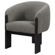 Valdez - Boucle Upholstered Barrel Back Accent Chair - JaxCo Furniture