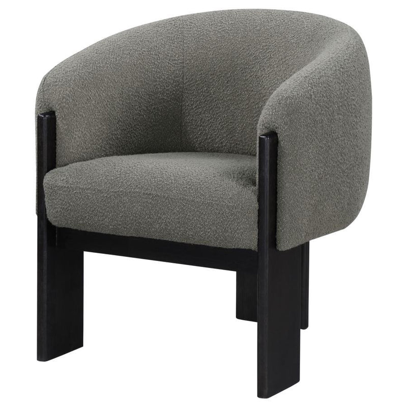 Valdez - Boucle Upholstered Barrel Back Accent Chair - JaxCo Furniture