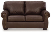 Colleton - Dark Brown - Loveseat - JaxCo Furniture