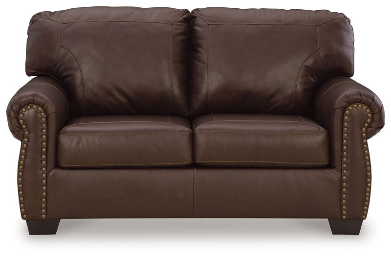 Colleton - Dark Brown - Loveseat - JaxCo Furniture