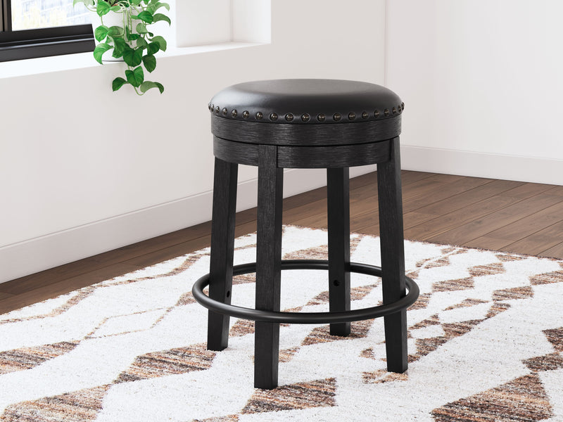 Valebeck - Upholstered Swivel Stool - JaxCo Furniture