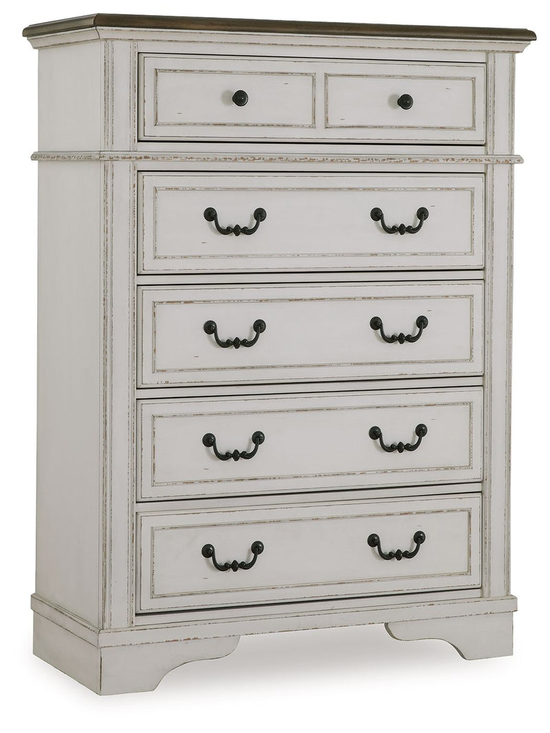 Blendon - Two-tone - Five Drawer Chest - JaxCo Furniture