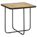 Elyna - Square Stone Top Accent Side Table - Beige - JaxCo Furniture