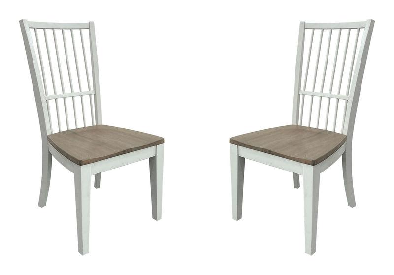 Americana Modern Dining - Spindle Back Dining Chair (Set of 2) - Cotton - JaxCo Furniture