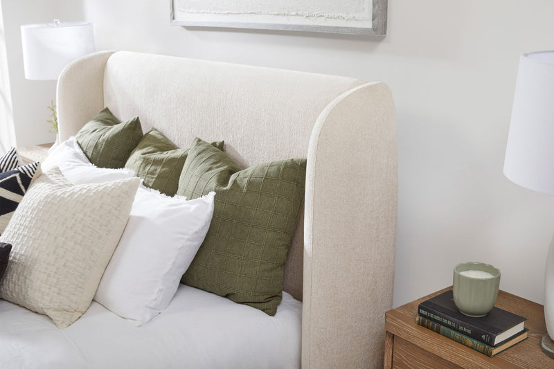 Shiloh - Wingback Upholstered Bed - JaxCo Furniture