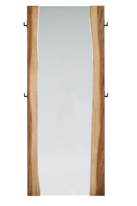 Winslow - Standing Floor Mirror - Smokey Walnut - JaxCo Furniture